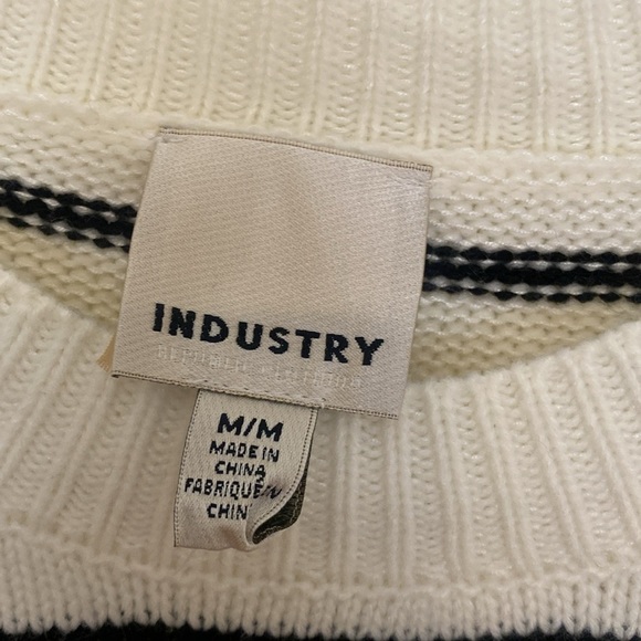 Industry Brand Nordstrom Saddle Striped Crewneck Sweater - Picture 5 of 6